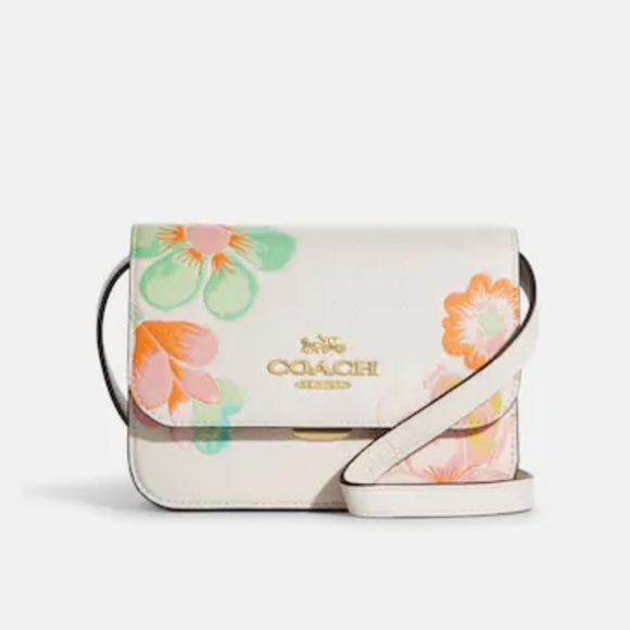 👀50% OFF - NWT‼️ Coach Mini Brynn Crossbody with Dreamy Land Floral Print - Picture 4 of 10